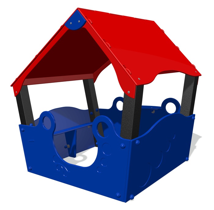 Play hut • outdoor playground equipment, swings, play houses,