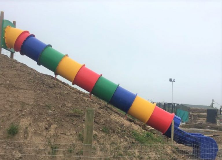 Commercial straight tube slide STT Swings