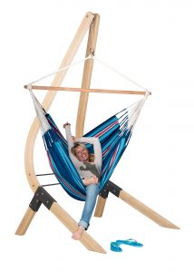 Hammock chair lounger and frame