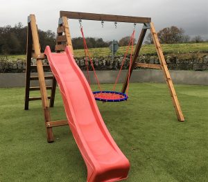 Nest Swing Basket Swing and Slide Set