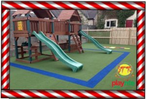 STT Swings Playrite Play Safe outdoor Safety Surface