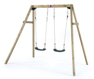 BFree wooden double swing set sttswings