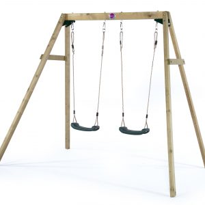 BFree wooden double swing set sttswings