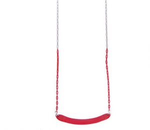 Wrap swing seat with coated chain sttswings