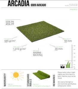 Arcadia Avocado synthetic grass sttswings ireland