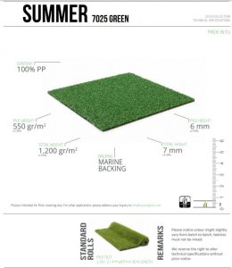 Summer Putting synthetic grass sttswings