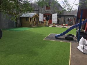 Underlay shock pad playground