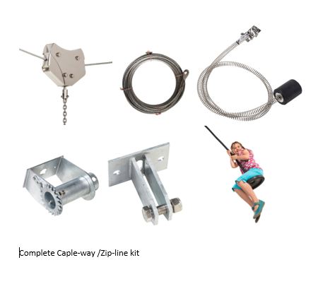 Complete Cable-way / Zip-line kit