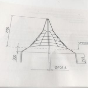 2.7m Climbing Pyramid Ireland