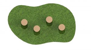 200mm Stepping Logs Set of 4 - sttswings