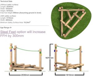 Climbing Stack Piccolo with rope sttswings