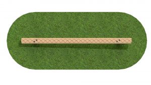 Sloping Balance Walk -timber trail item sttswings