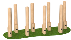 Walk and Stretch Posts -Agility trail item sttswings