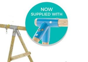 Blue Brackets with swing and slide set sttswings