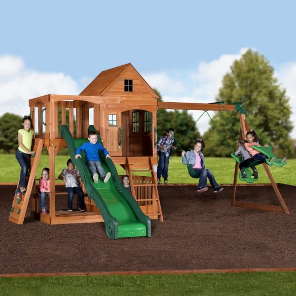 Hill Crest Play Tower (with Swings)