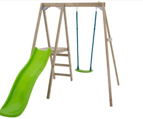 Forest single multiplay swing and slide