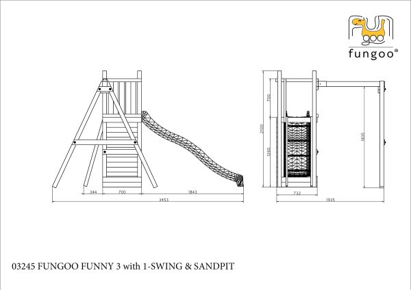 FUNNY3 with sandbox and 1-seat swing - Image 4