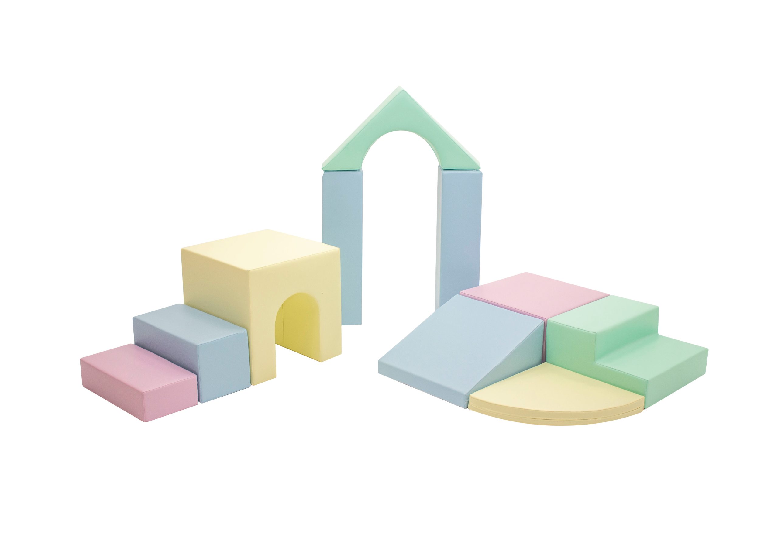 IGLU Baby Gym Light Pastel indoor soft play climbing blocks and foam play shapes